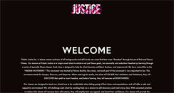 Desktop Screenshot of poleticjustice.com