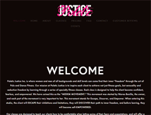 Tablet Screenshot of poleticjustice.com